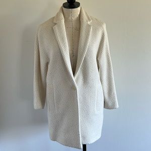 Boucle ivory coat